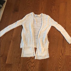 OFF WHITE ABERCROMBIE KIDS SIZE 14 CARDIGAN